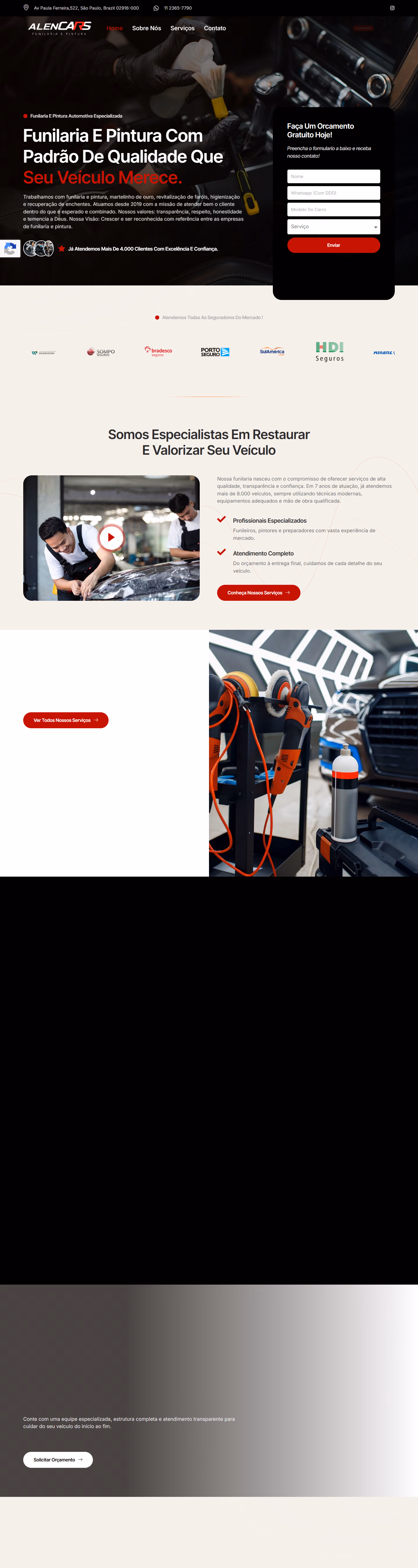 Site da Alencar's