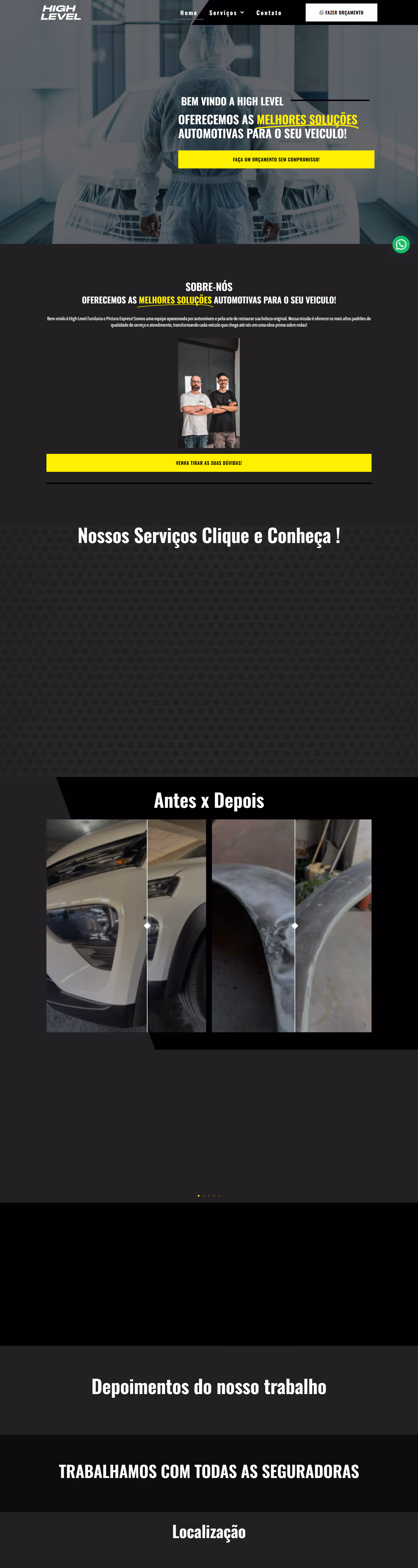 Site da High Level Auto