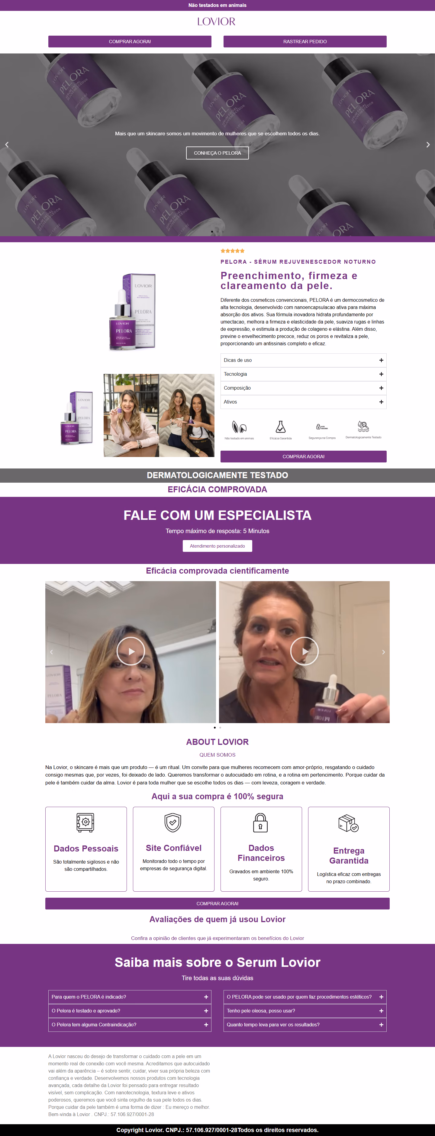 Site da Lovior